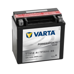 Batterie Moto VARTA AGM YTX14-BS 12Ah 200A