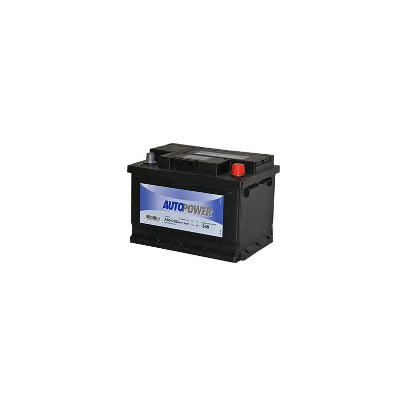 Batterie AutoPower 12V – 60AH – 540A- Référence. A60-L2 