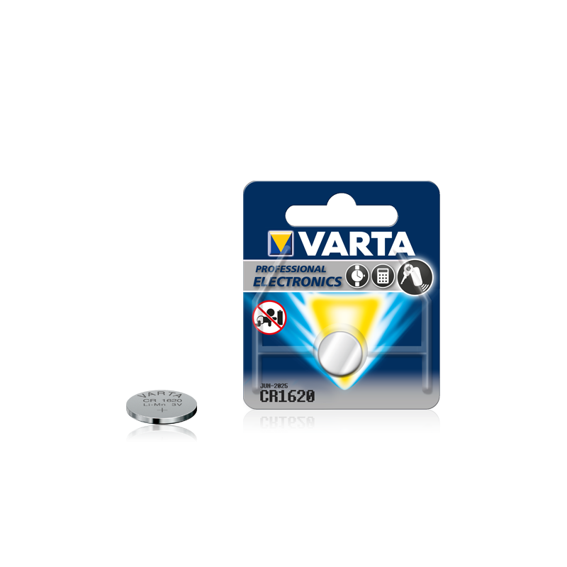 Pile Bouton Lithium Varta CR1620