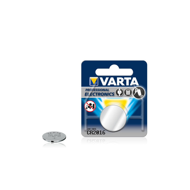 Pile bouton Lithium Varta CR2016
