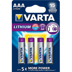 VARTA Pile AAA - LR03 Lithium