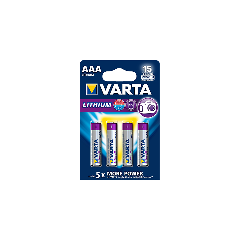 VARTA Pile AAA - LR03 Lithium