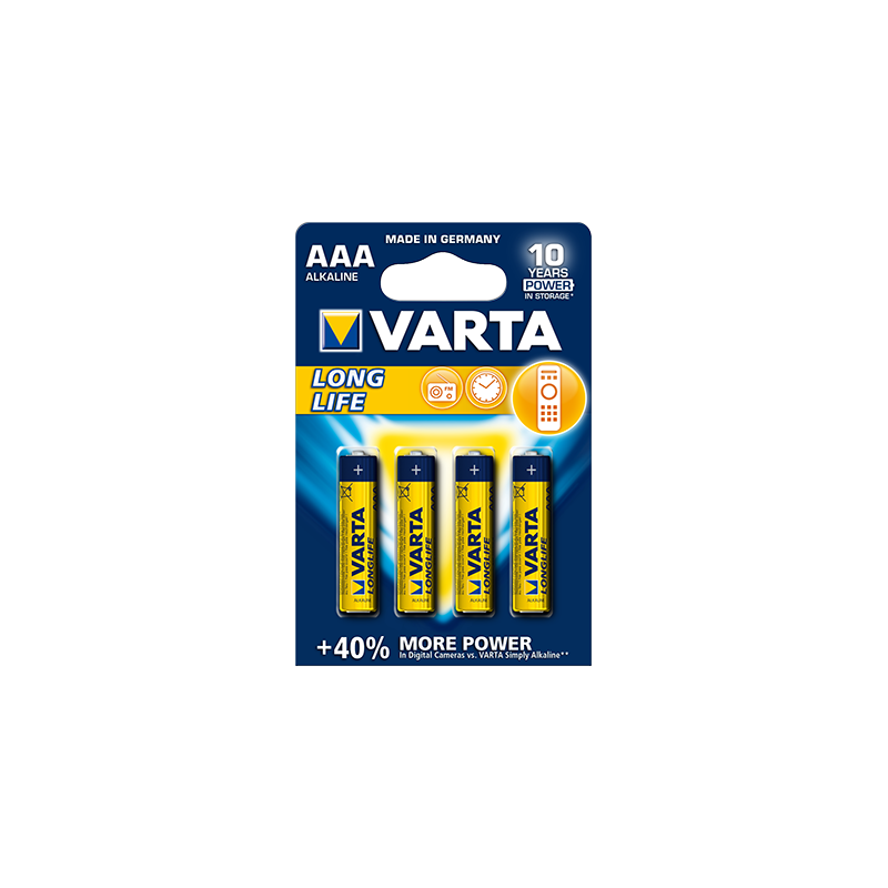 VARTA Piles AAA - LR03 Alcalines