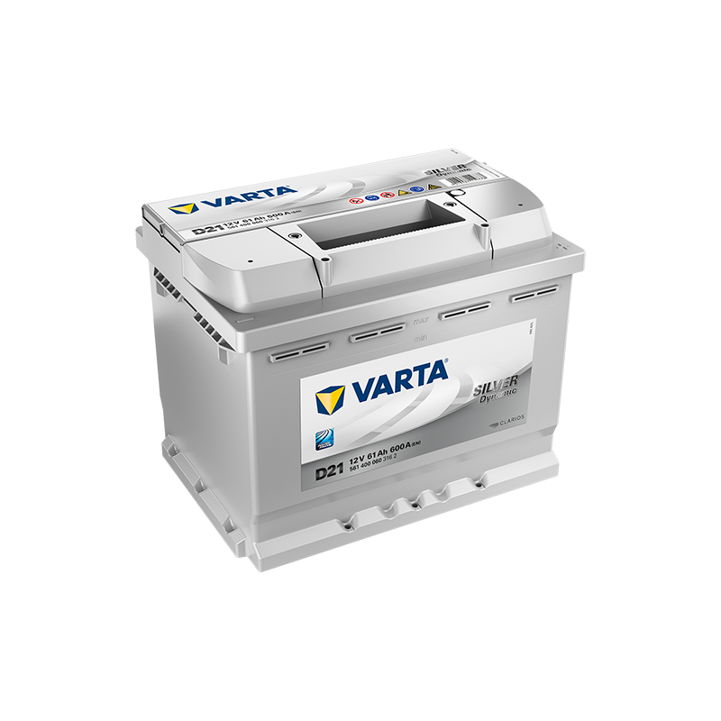 Batterie VARTA D21 Silver Dynamic 61 Ah 600 A