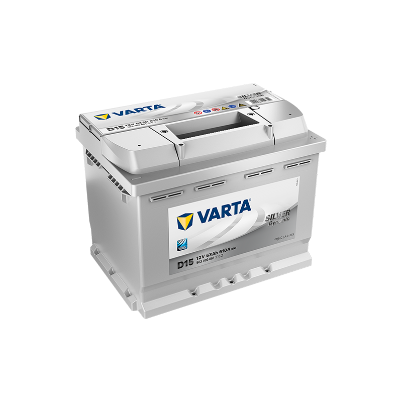 Batterie VARTA D15 Silver Dynamic 63 Ah 610 A