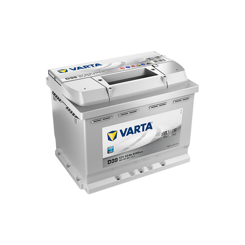 Batterie VARTA D39 Silver Dynamic 63 Ah 610 A