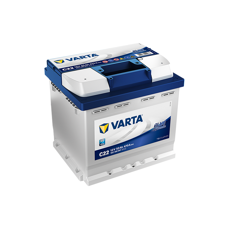 Batterie VARTA C22 Blue Dynamic 52Ah 470A