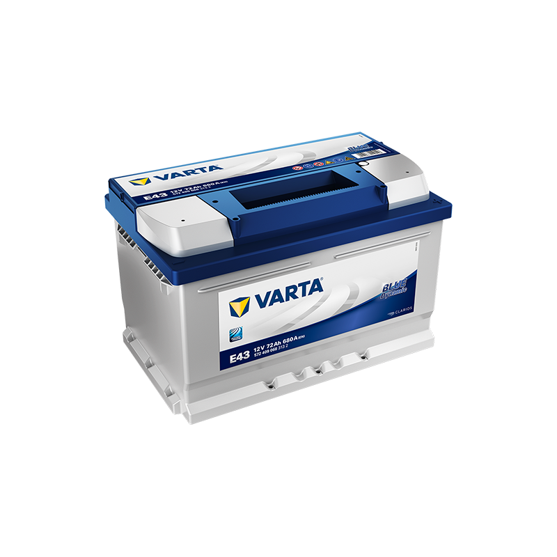 Batterie VARTA E43 Blue Dynamic 72Ah 680A