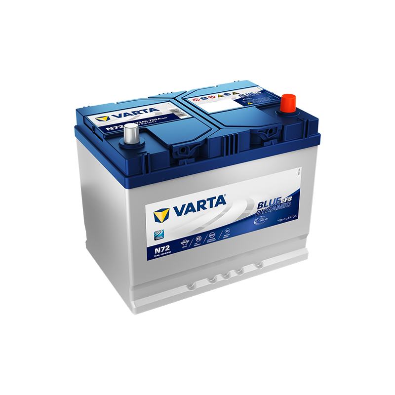 VARTA Start-Stop N72 Blue Dynamic EFB 72Ah 760A