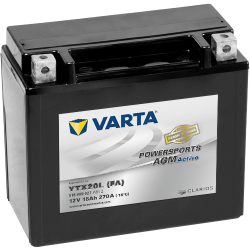 Batterie Moto VARTA AGM YTX20L-BS 18Ah 270A