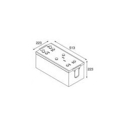 BATTERIE 12V 180 AH 1000A (M18) SILVER GAUCHE – DSMOTORS