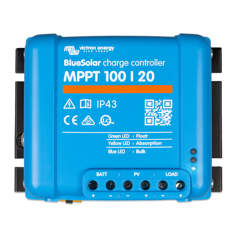 Régulateur de charge Victron Energy BlueSolar MPPT 100/20 (up tp 48V)