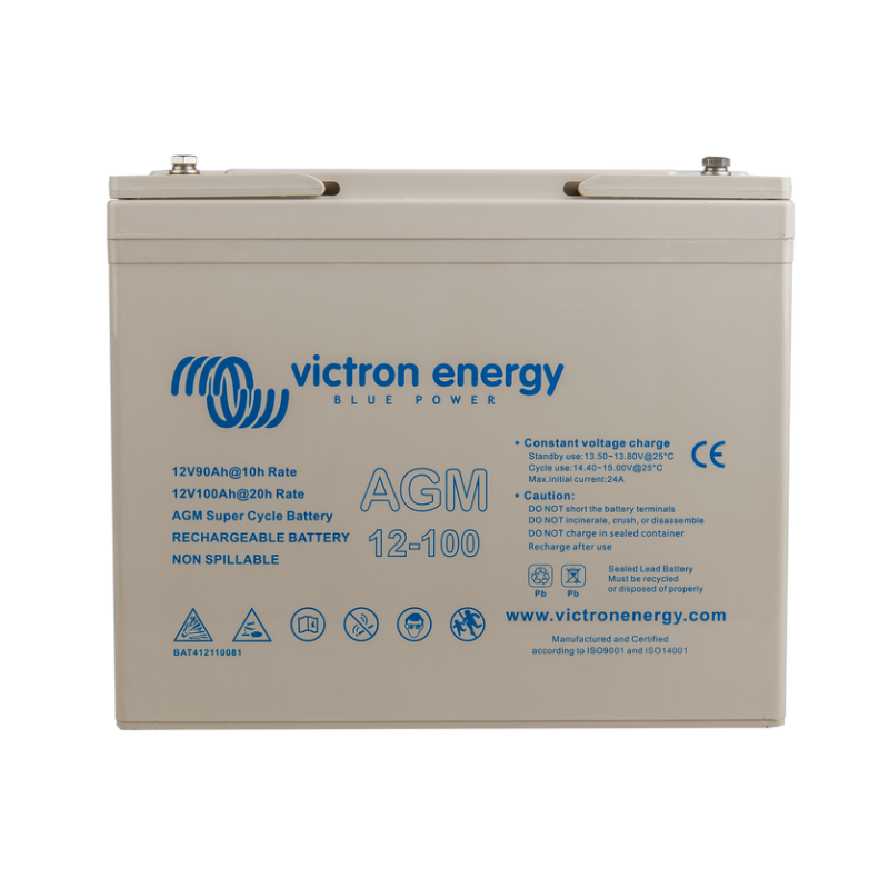 Batterie solaire AGM 12V 100Ah - Victron Energy