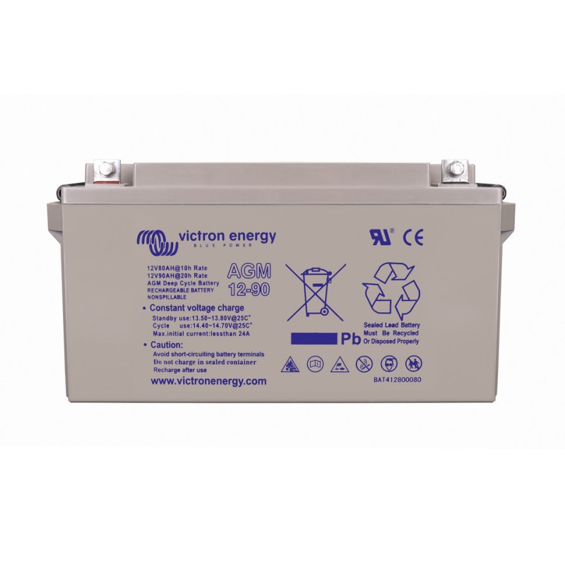 Batterie solaire AGM 12V 90Ah - Victron Energy