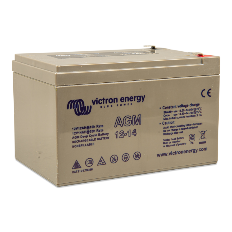 Batterie solaire AGM 12V 14Ah - Victron Energy