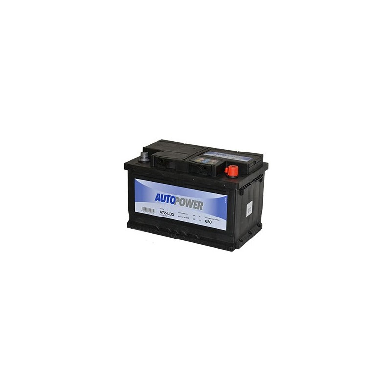 Batterie voiture POWER P0007 12V 72Ah 680A