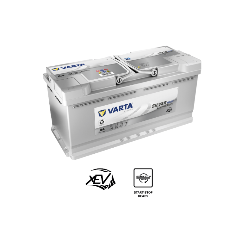 Varta Start&Stop AGM Plus F21 12V 80Ah 800A L4 - Start & Stop AGM - Batterie  Auto - Start Batterie Shop
