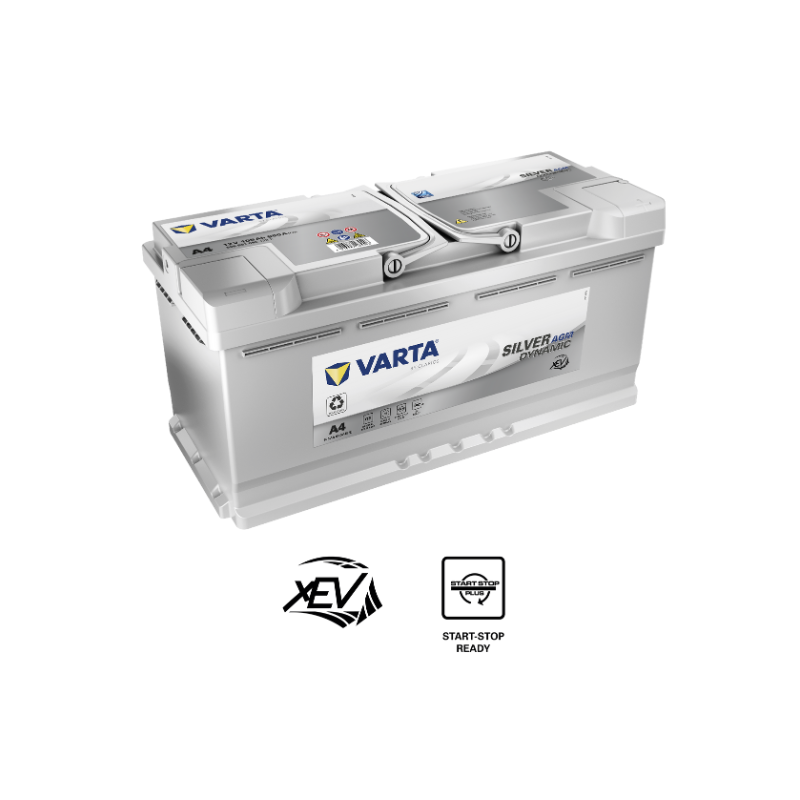 Batterie Start & Stop VARTA A4 105Ah 950A