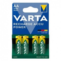 Piles rechargeables VARTA HR06 - AA 2100 mAh X4