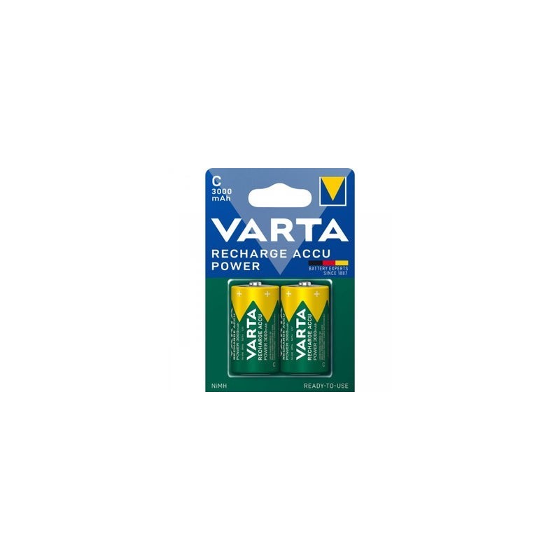 Piles rechargeables VARTA HR14 - C 3000 mAh X2