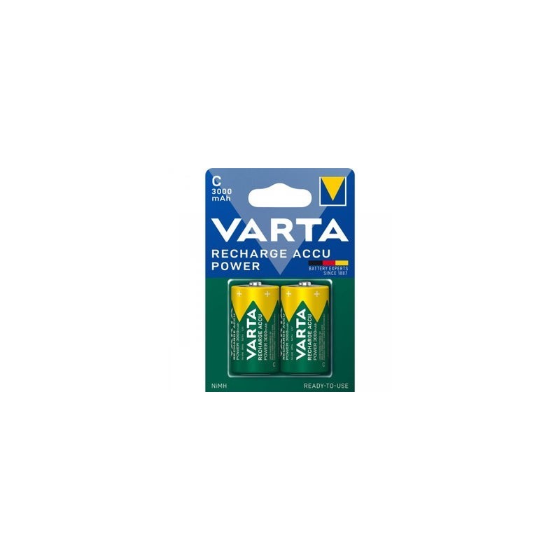 Piles rechargeables VARTA HR14 - C 3000 mAh X2