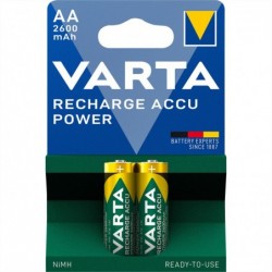 Piles rechargeables VARTA HR06 - AA 2600 mAh X2