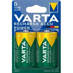 Piles rechargeables VARTA HR29 - D 3000 mAh X2