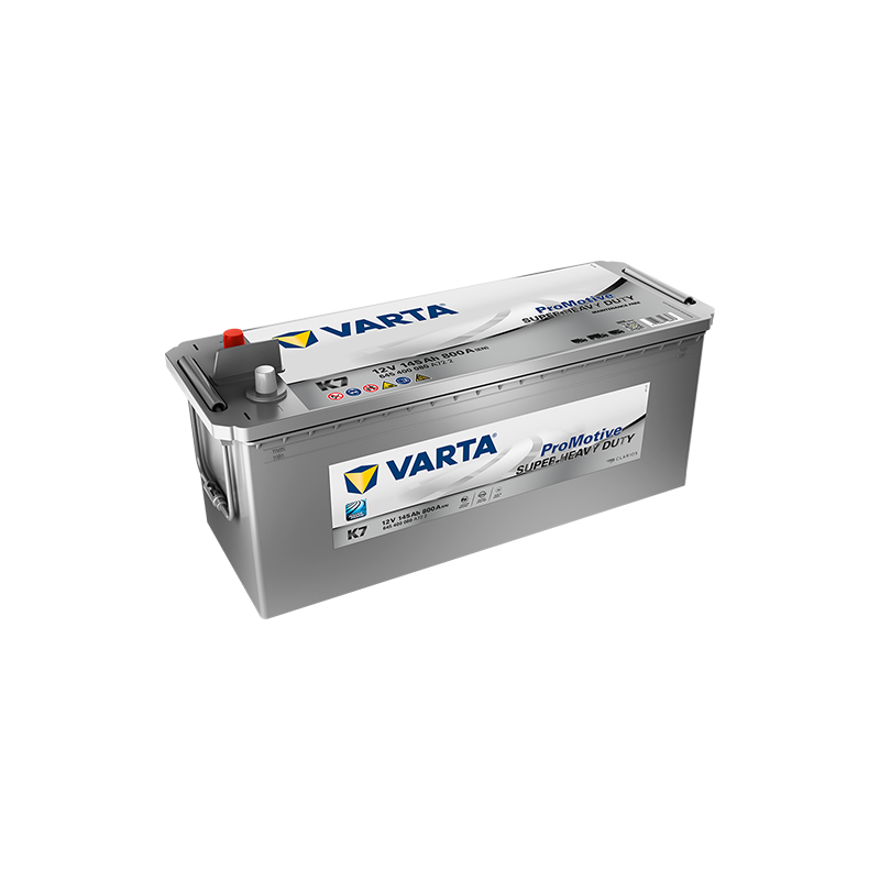 Batterie VARTA K7 ProMotive Silver 145Ah 800A