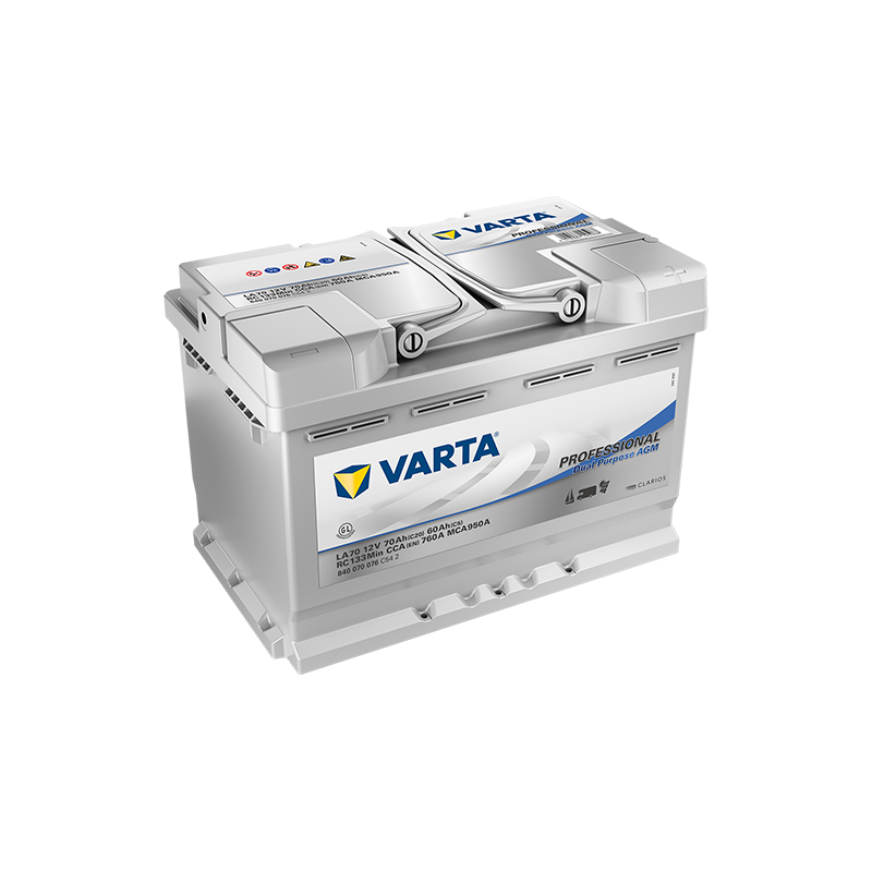 Batterie VARTA LA70 - AGM 70Ah 760A