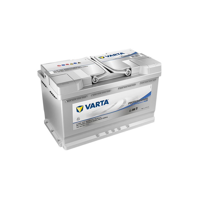 Batterie VARTA LA80 - AGM 80Ah 800AEN