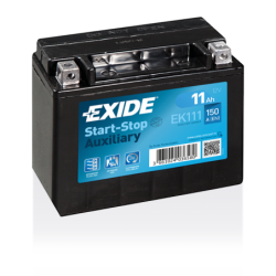 Batterie auxiliaire AGM EXIDE EK111 11Ah 150AEN