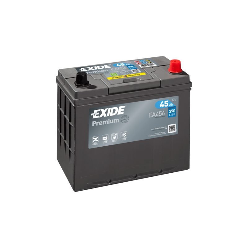 Batterie voiture EXIDE EA456 45Ah 390AEN