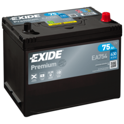 Batterie voiture EXIDE EA754 75Ah 630AEN