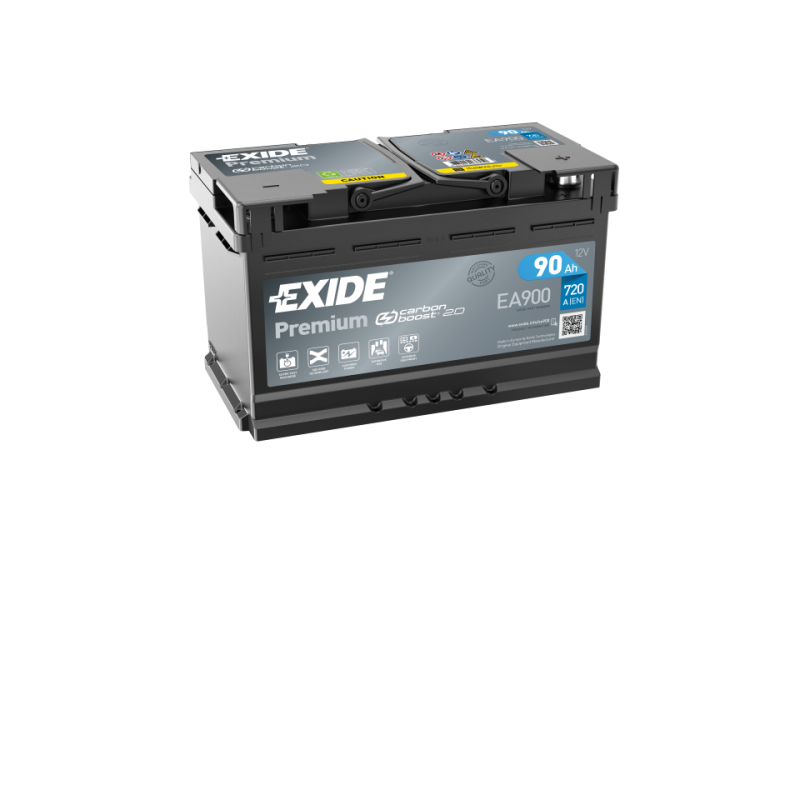 Batterie voiture EXIDE EA900 90Ah 720AEN