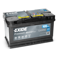 Batterie voiture EXIDE EA1050 105Ah 850AEN