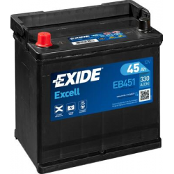 Batterie voiture EXIDE EB451 45Ah 330AEN