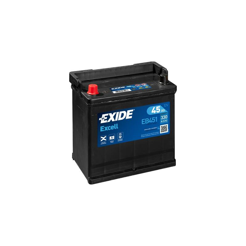 Batterie voiture EXIDE EB451 45Ah 330AEN