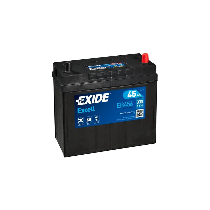 Batterie voiture EXIDE EB456 45Ah 330AEN