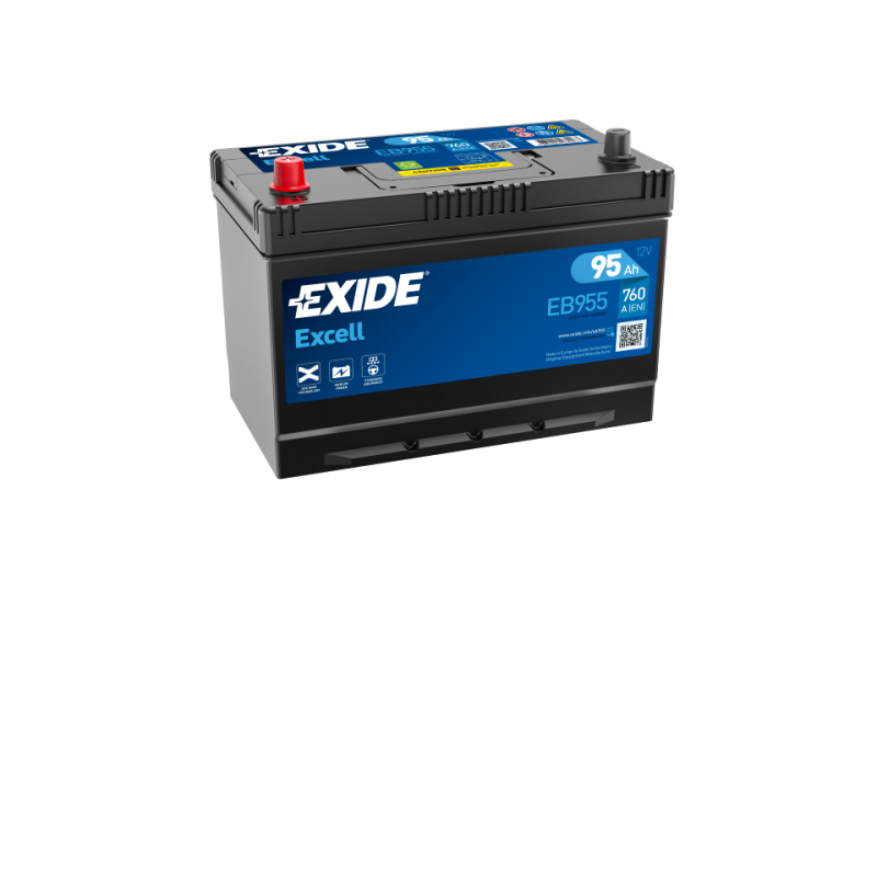Batterie voiture EXIDE EB955 95Ah 760AEN