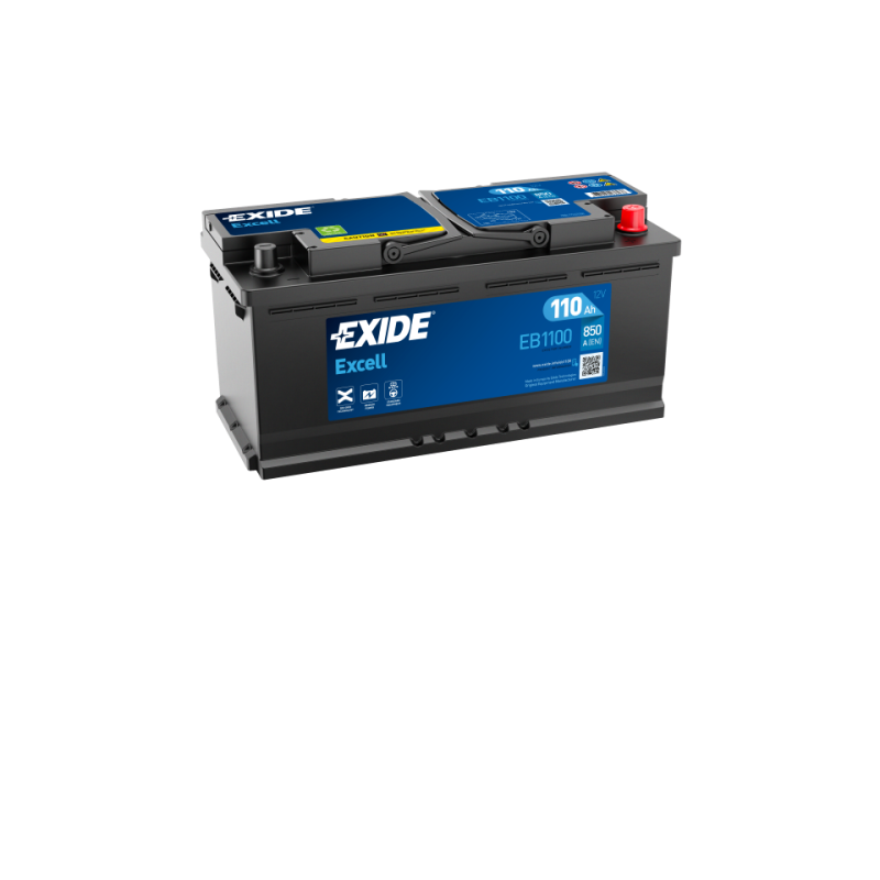 Batterie voiture EXIDE EB1100 110Ah 850AEN