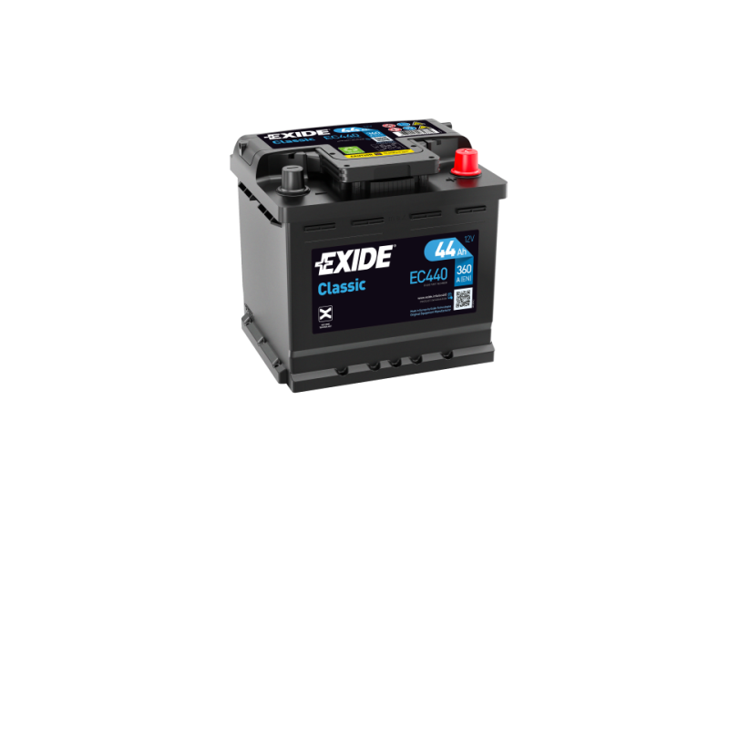 Batterie voiture EXIDE EC440 44Ah 360AEN