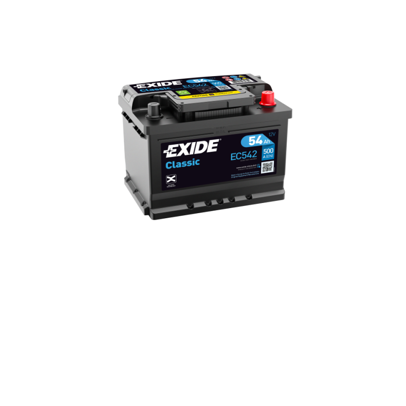Batterie voiture EXIDE EC542 54Ah 500AEN