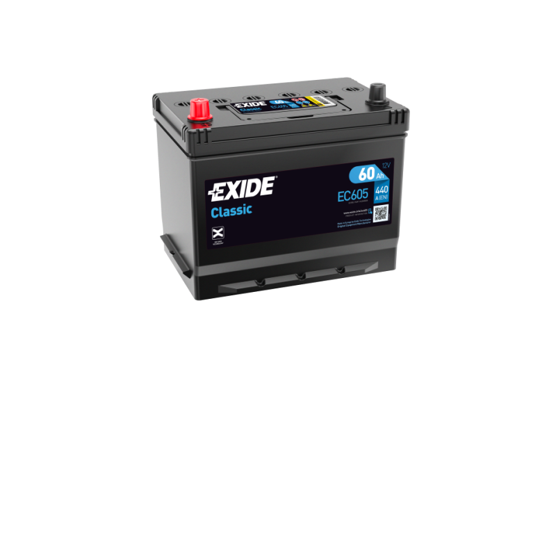 Batterie voiture EXIDE EC605 60Ah 440AEN