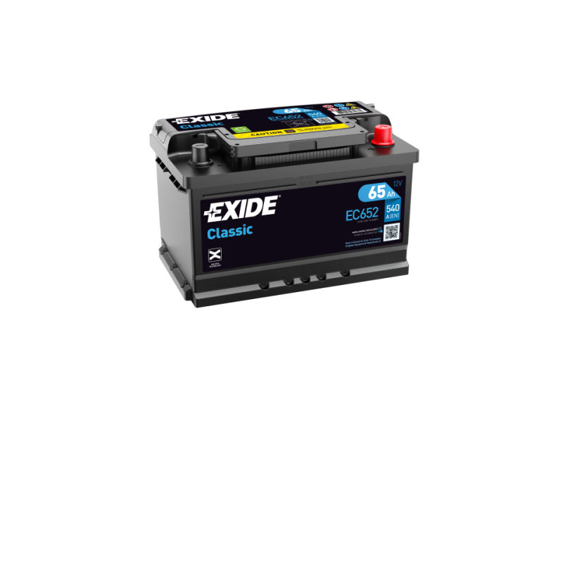 Batterie voiture EXIDE EC652 65Ah 540AEN
