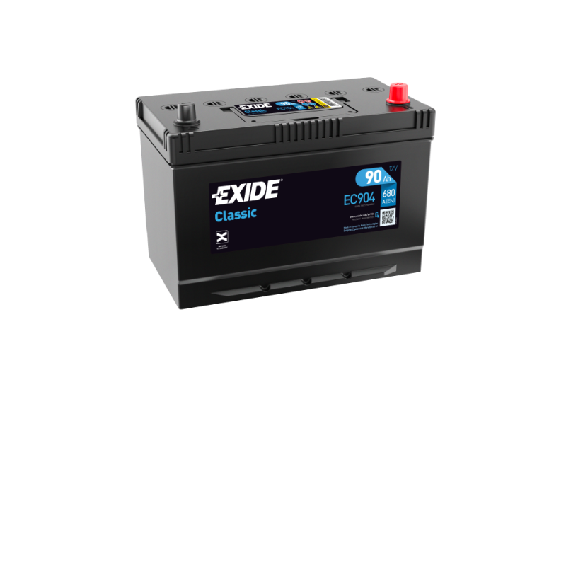 Batterie voiture EXIDE EC904 90Ah 680AEN