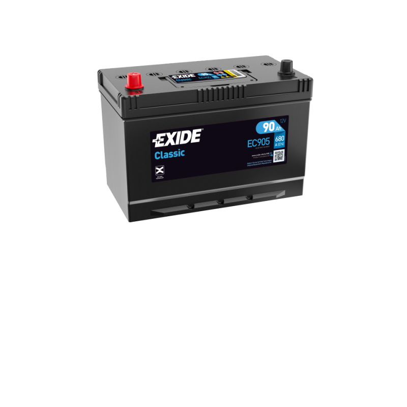 Batterie voiture EXIDE EC905 90Ah 680AEN