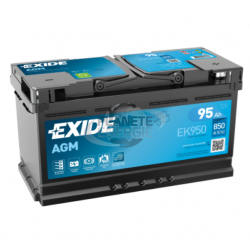 Batterie voiture Start & Stop AGM EXIDE EK950 95Ah 850AEN