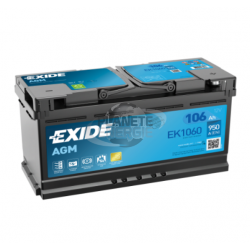 Batterie voiture Start & Stop AGM EXIDE EK1060 105Ah 950AEN