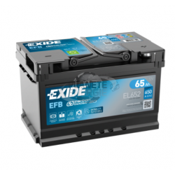 Batterie voiture Start & Stop EFB EXIDE EL652 65Ah 650AEN