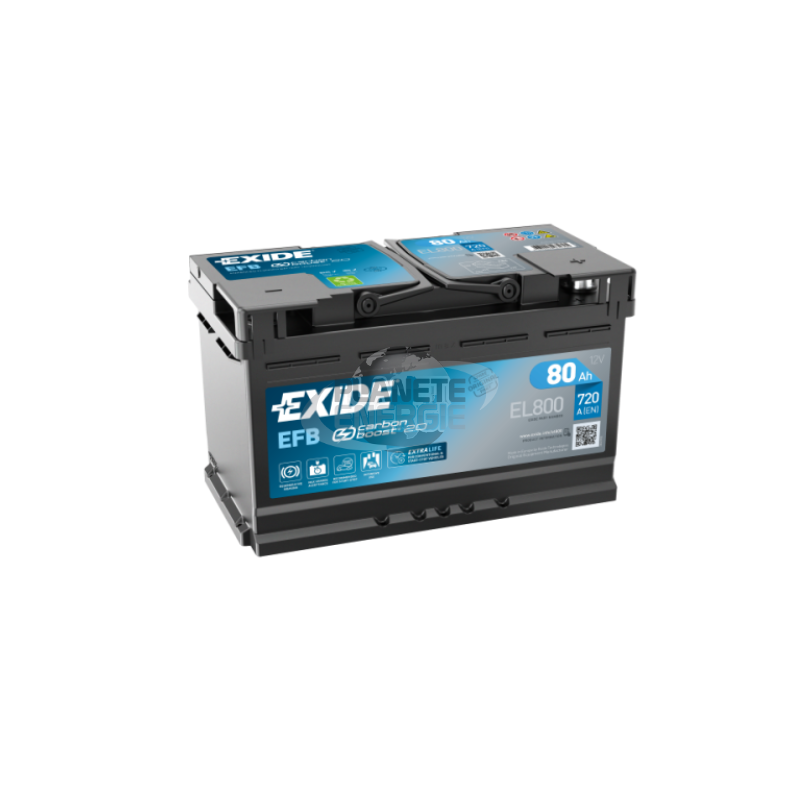 Batterie voiture Start & Stop EFB EXIDE EL800 80Ah 800AEN